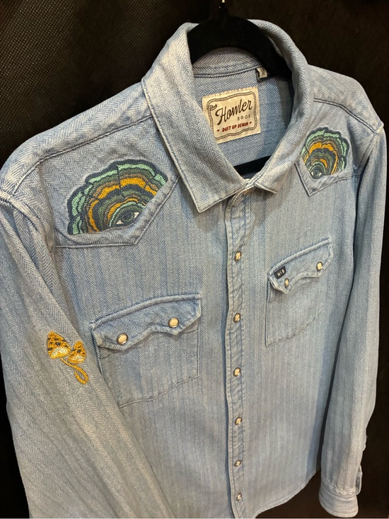 Howler Brothers Other - Howler Bros x Ft. Lonesome - Dust up Denim Fungi Mutation NEW - MEDIUM- NWT